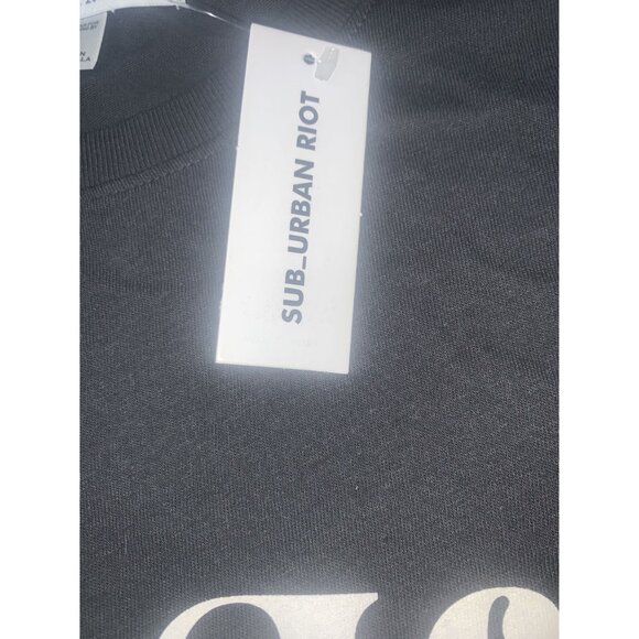 Sub_Urban Riot Women's "As If" Graphic T-Shirt‎ - Size S Black - Picture 9 of 10